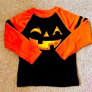 Halloween long sleeve pumpkin shirt